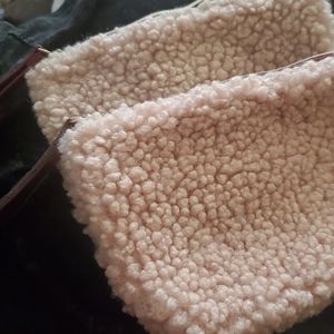 Ipsy Trendy fuzzy Cosmetic bag